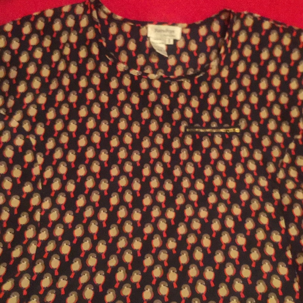 Raindrops by Papillon birds birdie blouse shirt